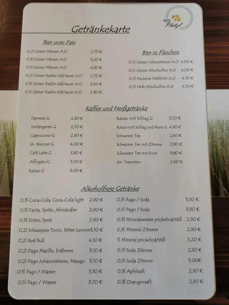 Menü_Amlach Gastronomie Am Platzl_Amlach_Bild_2