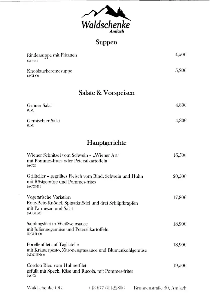 Menu_Dolomiten-Waldschenke Amlach_Amlach_image_1