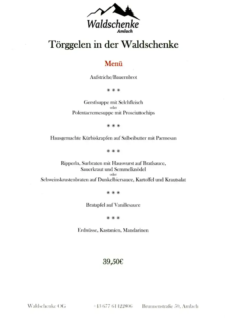 Menu_Dolomiten-Waldschenke Amlach_Amlach_image_3