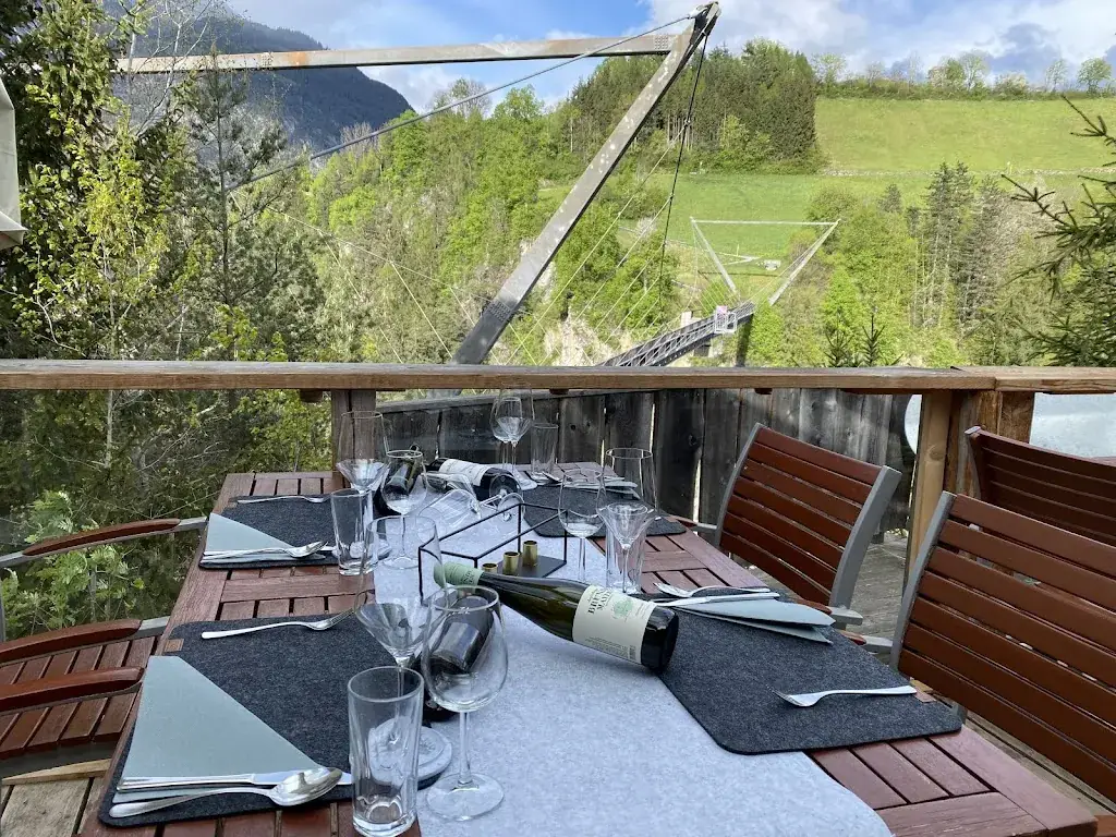 Bungystüberl Pitztal restaurant à Arzl