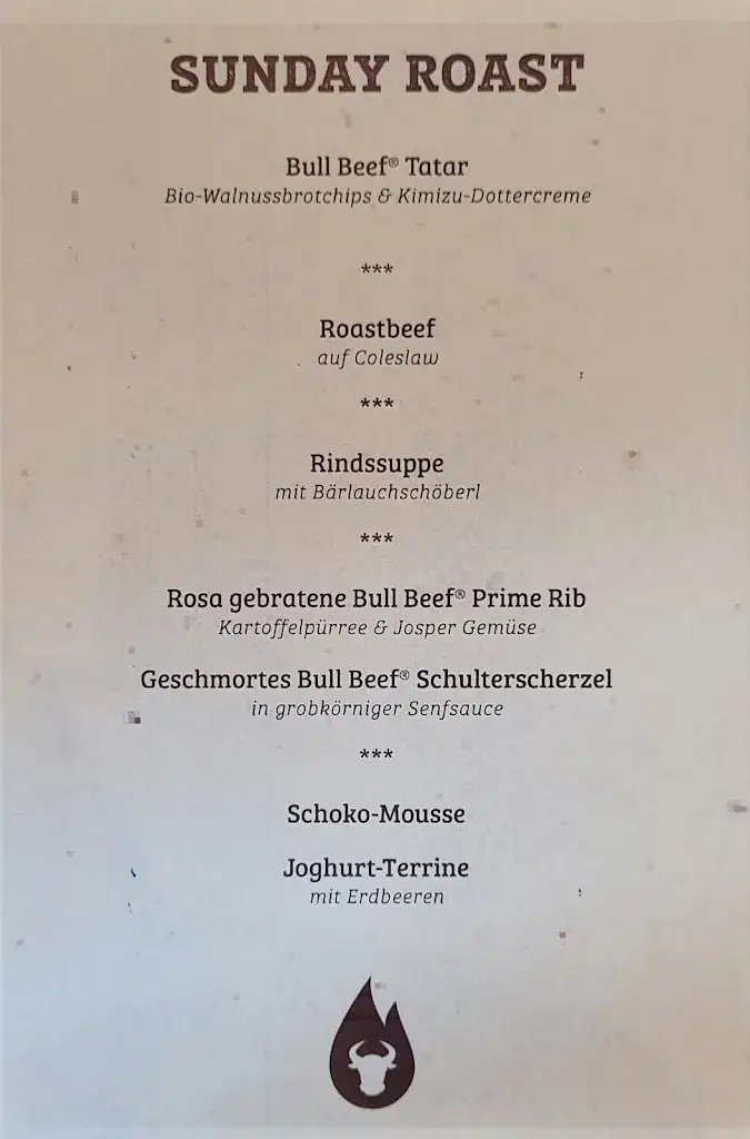 Bullinarium restaurant in Wolfau