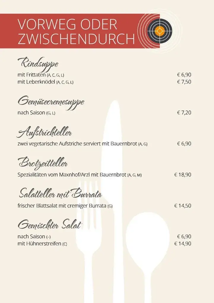 Menu_Café Restaurant am Arzler Schiessstand_Arzl_image_4