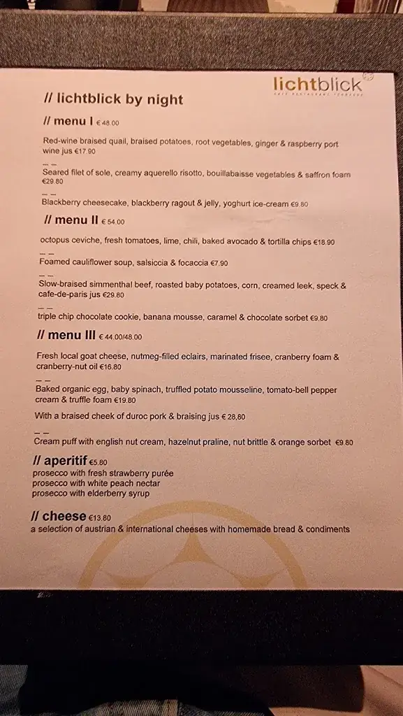 Menu_Restaurant Lichtblick_Amras_image_1