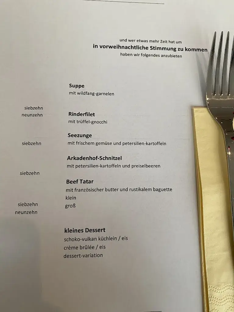 Menu_Restaurant Café Arkadenhof_Amras_image_3