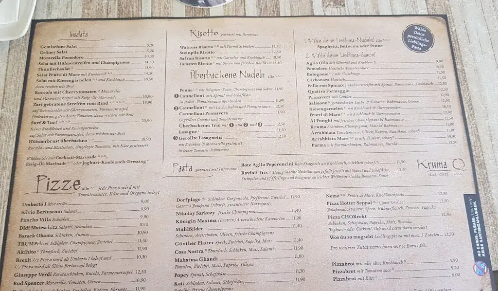 Menu_Pizzeria Kruma Bar Cafe_Aschau im Zillertal_image_2