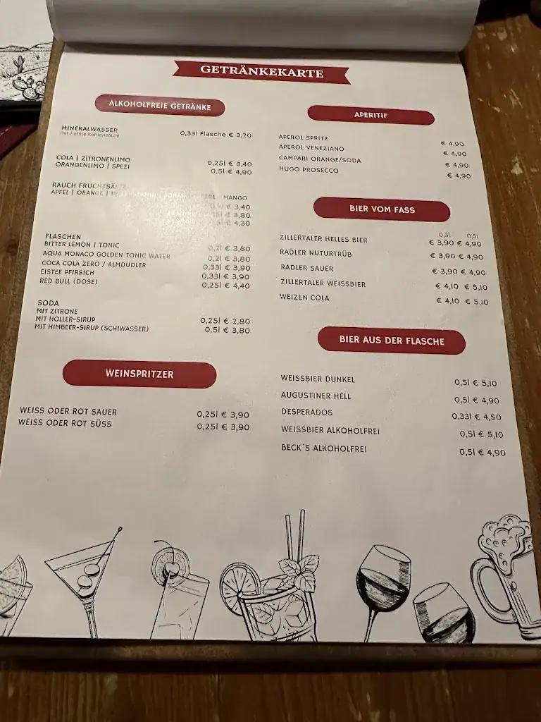 Menu_Restaurant Western Steakhouse Zillertal_Aschau im Zillertal_immagine_1