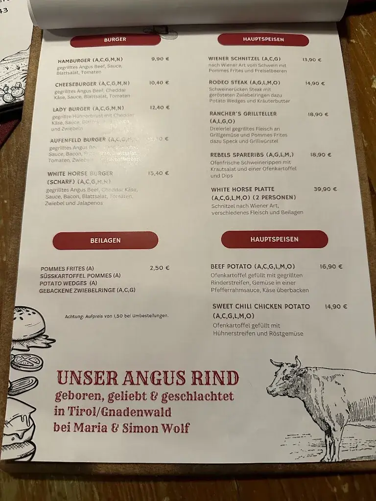 Menu_Restaurant Western Steakhouse Zillertal_Aschau im Zillertal_immagine_2