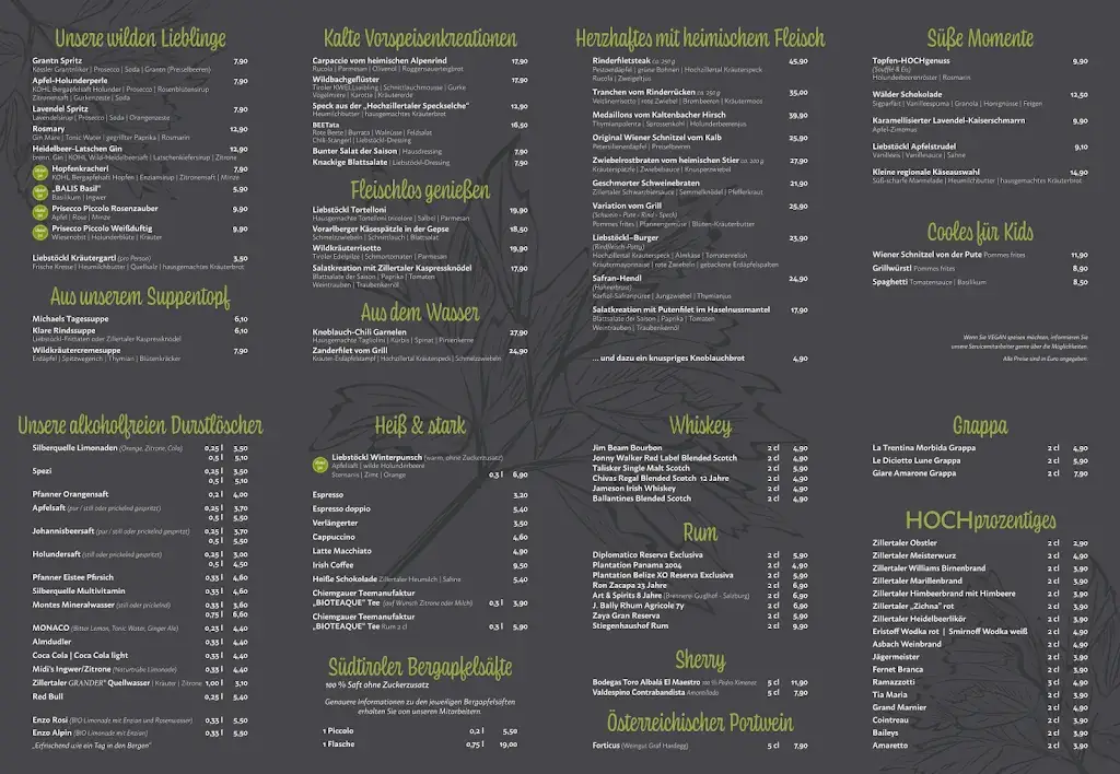 Menu_Restaurant Liebstöckl_Aschau im Zillertal_image_1