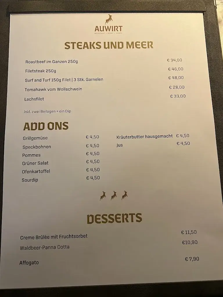 Menu_Gasthof Auwirt_Aurach_immagine_4