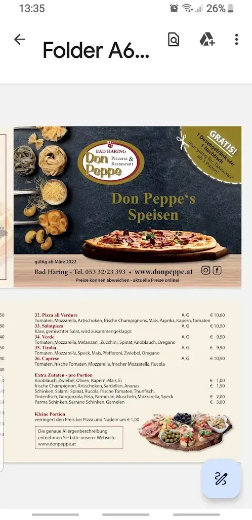 Menu_Pizzeria Don Peppe_Bad Häring_image_2