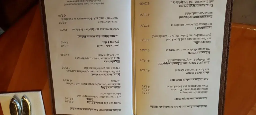 Menu_Gasthaus Restaurant Grabnerwirt_Arriach_immagine_1