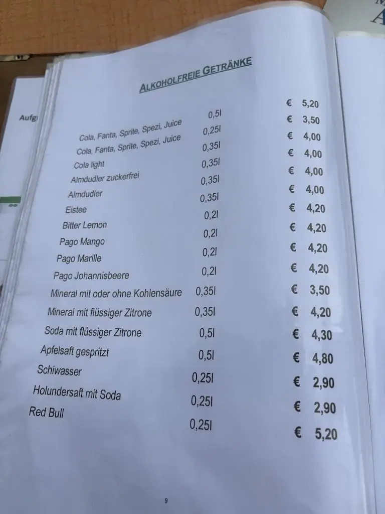 Menu_Restaurant Klammhütte_Axams_image_1