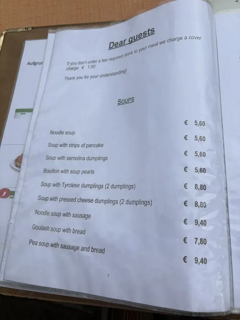 Menu_Restaurant Klammhütte_Axams_image_2