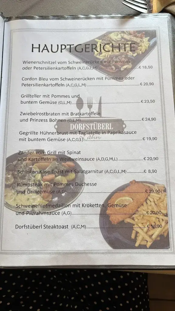 Menu_Restaurant Dorfstüberl Lähn | Bichlbach_Bichlbach_image_1