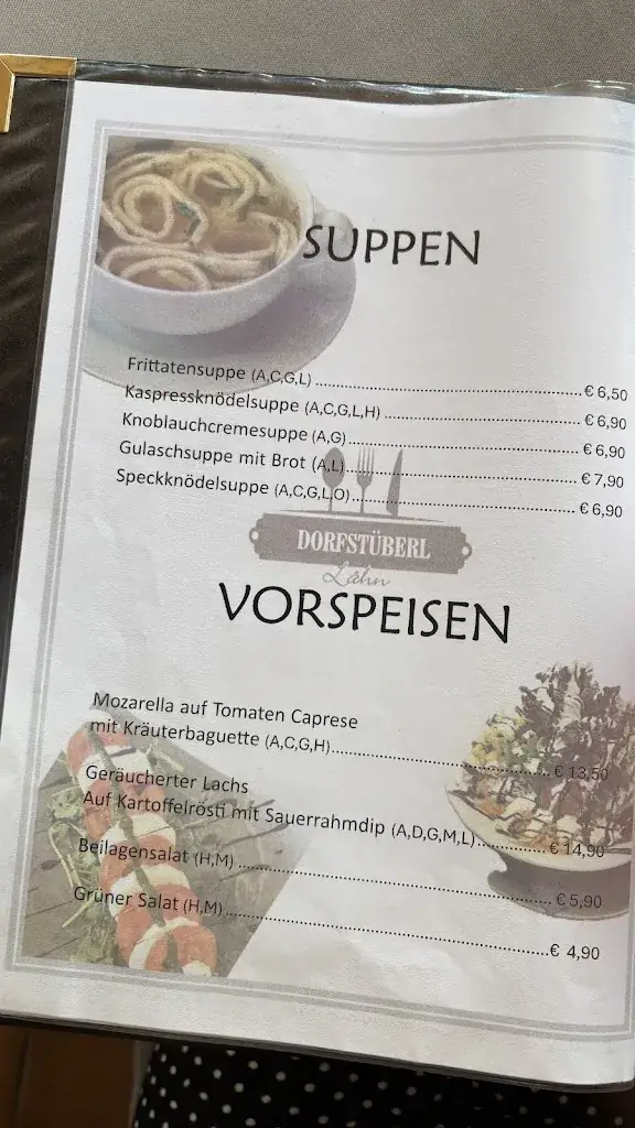 Menu_Restaurant Dorfstüberl Lähn | Bichlbach_Bichlbach_image_2