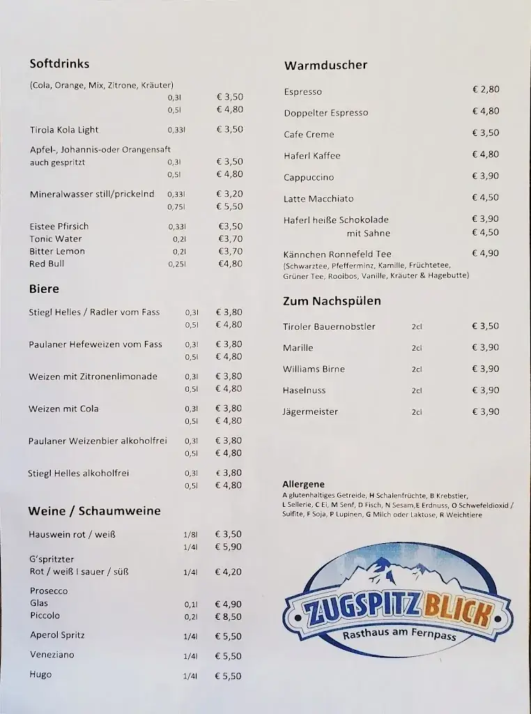 Menu_Rasthaus Zugspitzblick_Biberwier_image_2