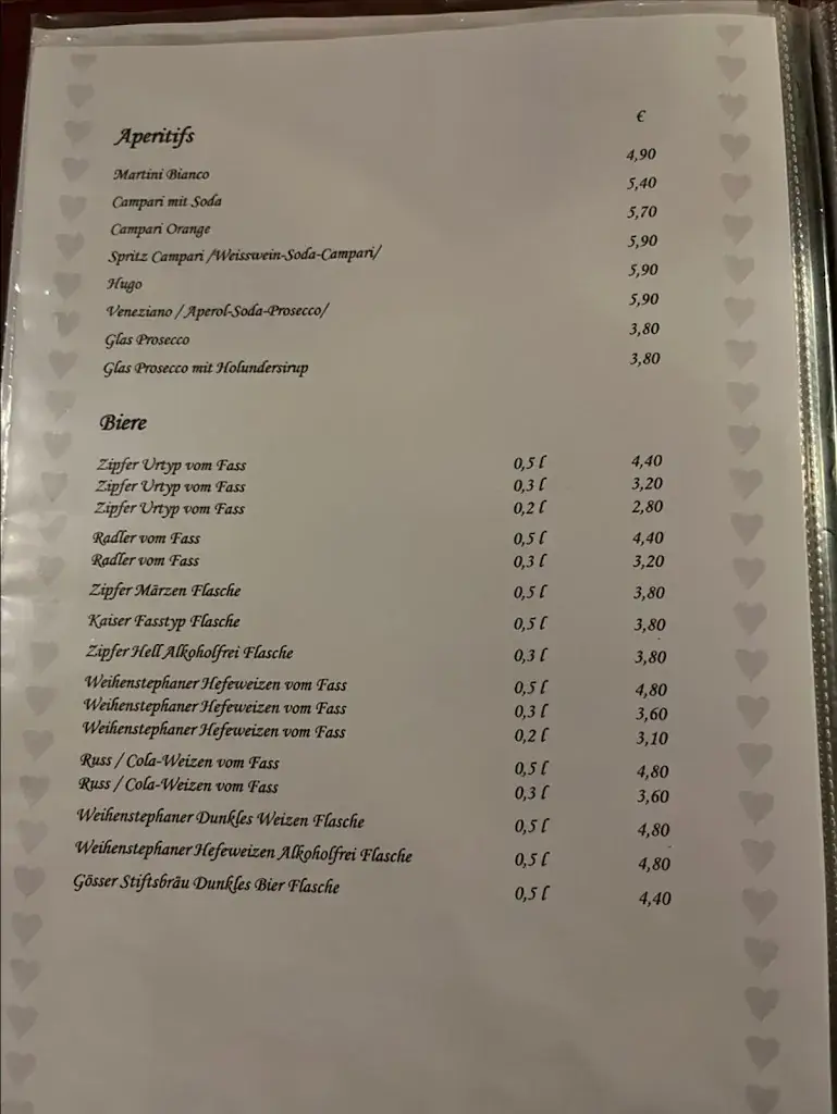 Menu_Restaurant Bauernstube Lermoos - Familie Savic | Region Ehrwald | Bieberwier | Lähn | Bichlbach_Biberwier_immagine_4