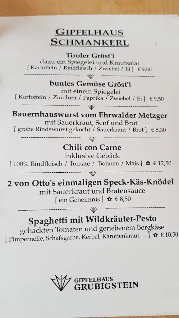 Menu_Grubighütte_Biberwier_immagine_2
