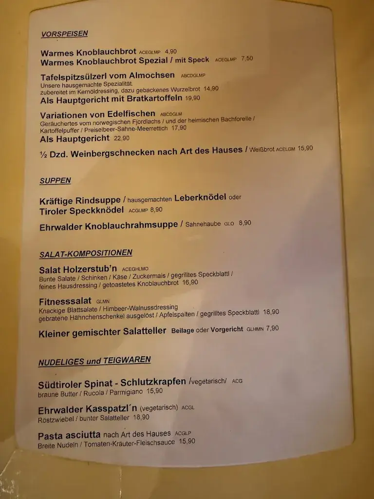 Menu_Restaurant Holzerstubn_Biberwier_image_1