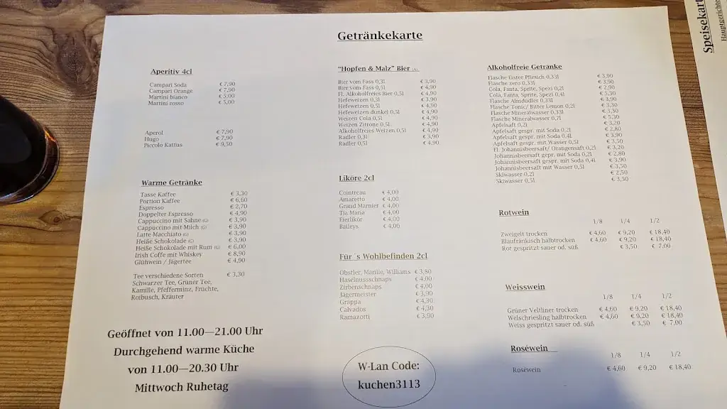 Menu_Cafe Restaurant Sam_Biberwier_image_1