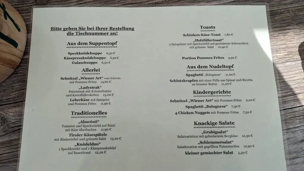 Menu_Brettlalm on Gschwandt Cross_Biberwier_image_2