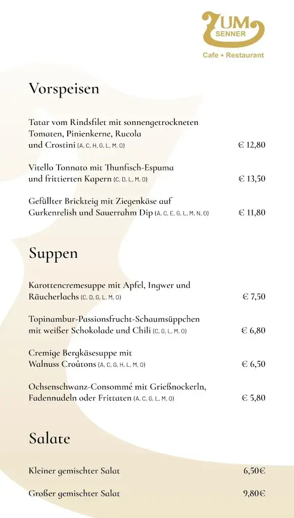 Menu_Restaurant zum Senner_Bruck am Ziller_immagine_1