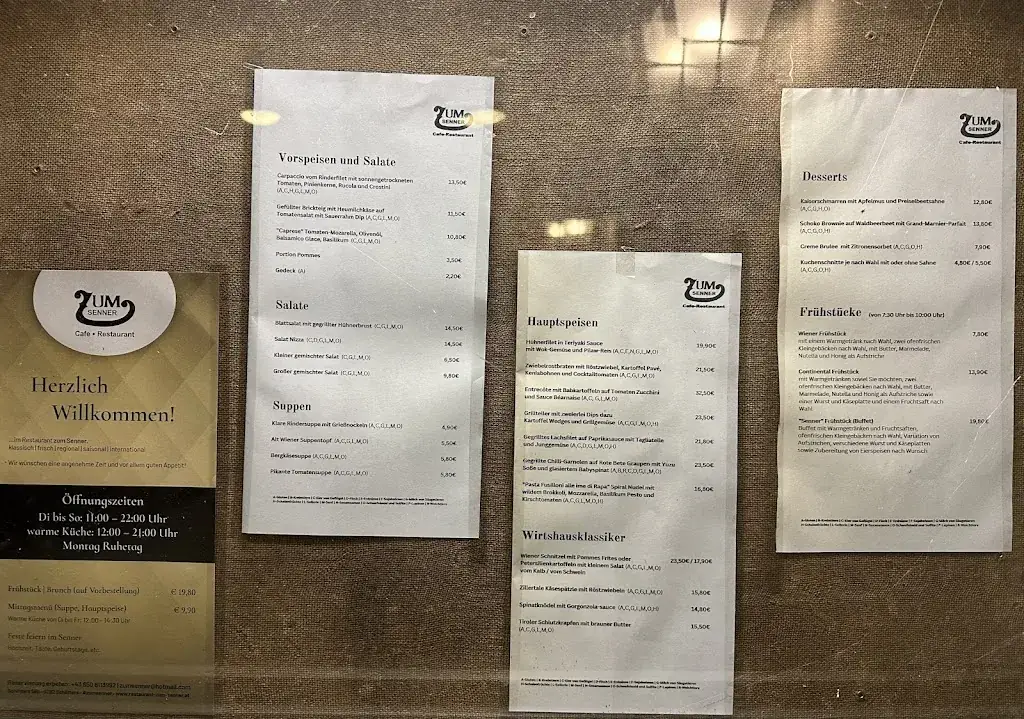 Menu_Restaurant zum Senner_Bruck am Ziller_immagine_3