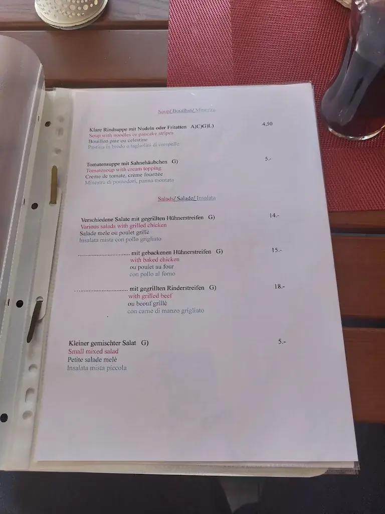 Menu_Campingrestaurant Hell_Bruck am Ziller_immagine_2