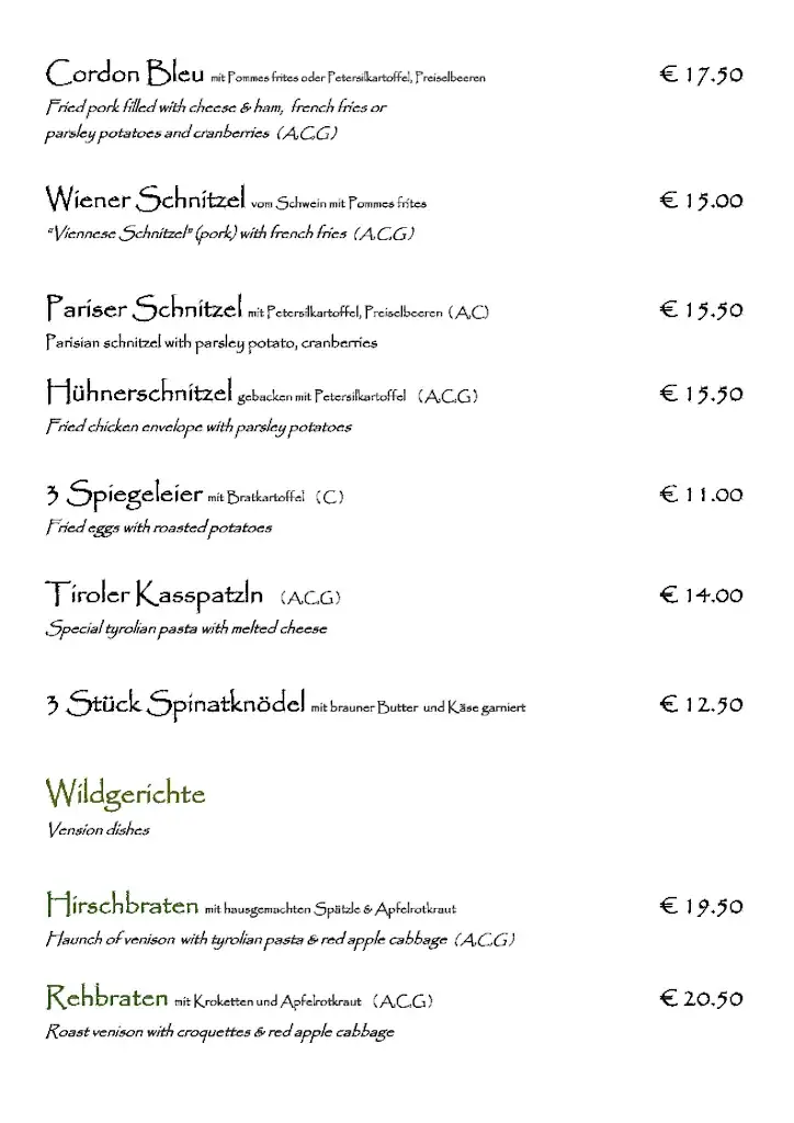 Menu_Hotel - Gasthof Jäger-Restaurant_Bruck am Ziller_immagine_1
