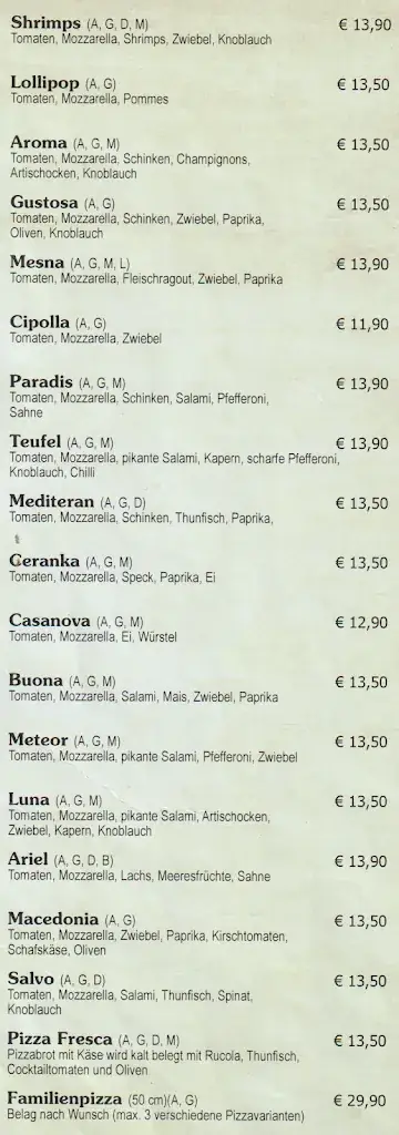 Menu_Pizzeria Glory - Debant_Debant_image_4