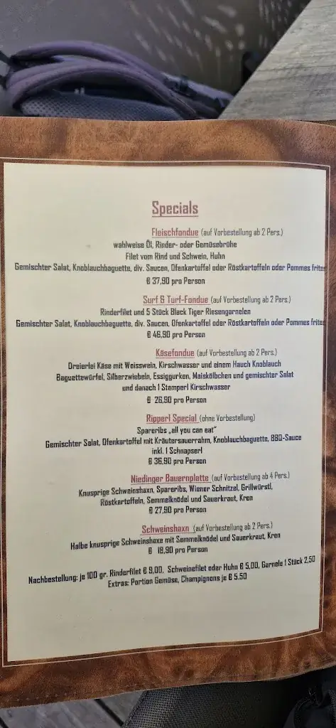 Menu_Berggasthof Nieding Brixen_Brixen im Thale_image_1