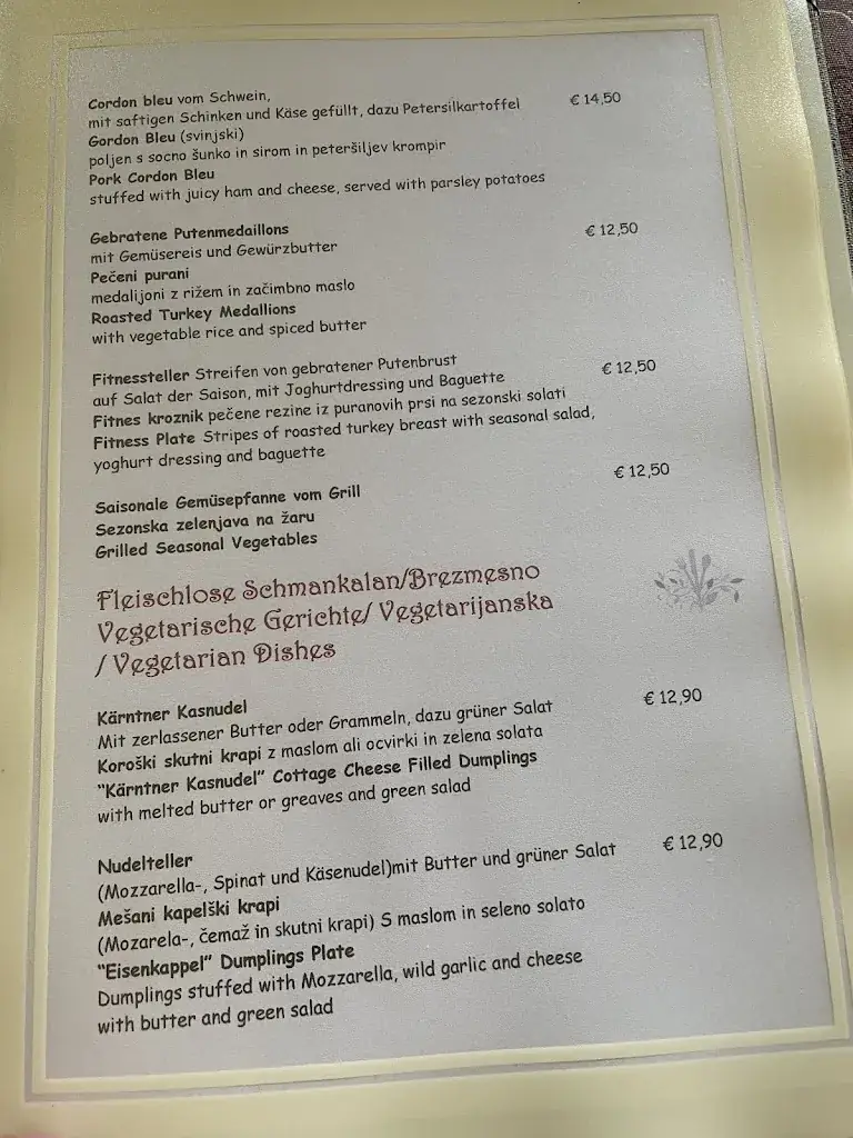 Menu_Restaurant-Cafe- Marktstube Bei Alex_Bad Eisenkappel_immagine_2