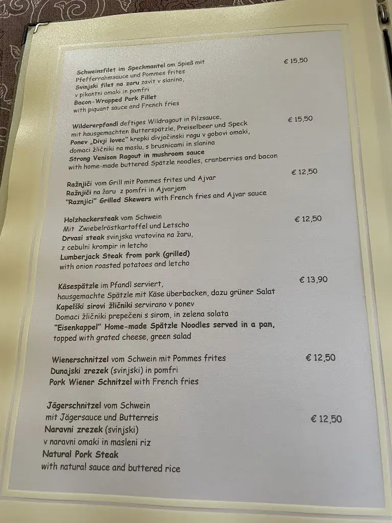 Menu_Restaurant-Cafe- Marktstube Bei Alex_Bad Eisenkappel_immagine_4