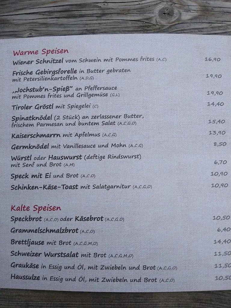Menu_Berggasthof Jochstubn_Brixen im Thale_immagine_3