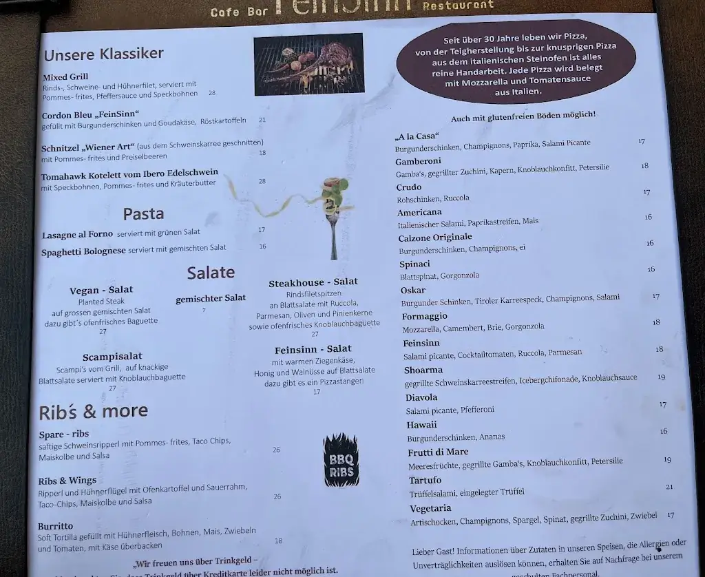 Menu_Restaurant Feinsinn Westendorf_Brixen im Thale_image_3