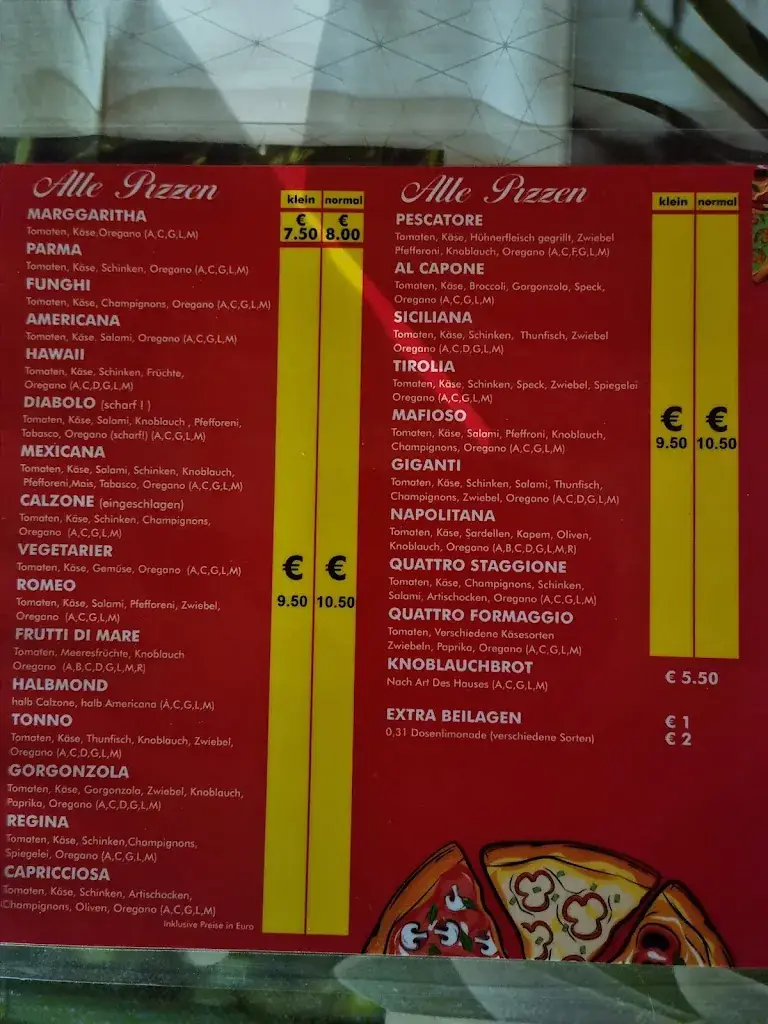 Menu_Joe's Pizza-imbiss_Brixlegg_immagine_1