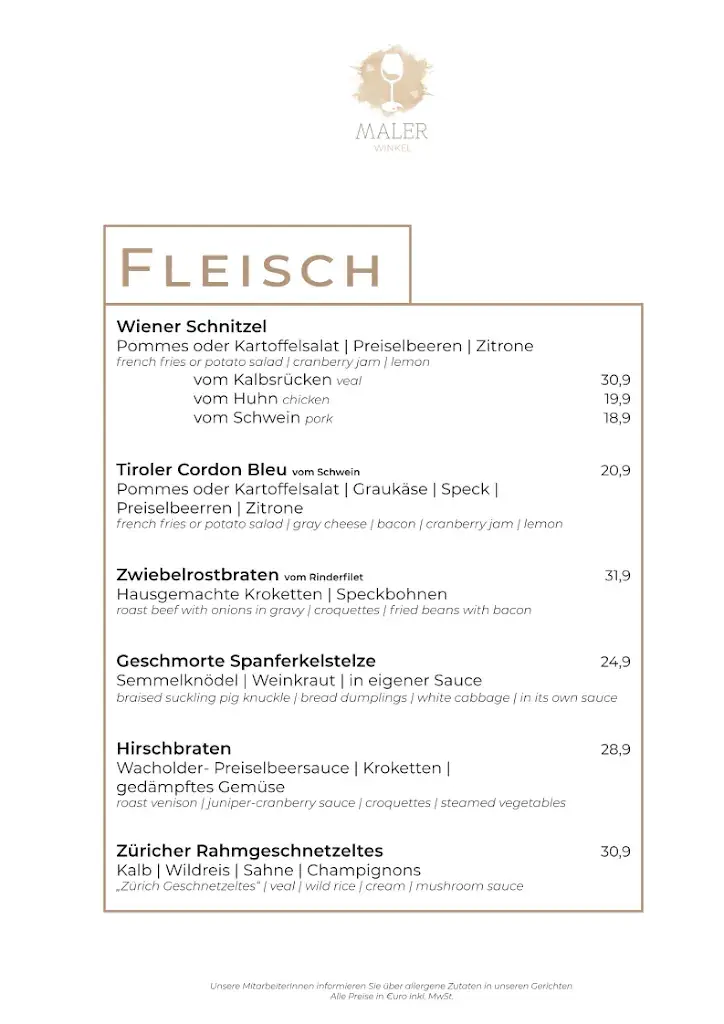 Menu_Malerwinkel Rattenberg_Brixlegg_immagine_1