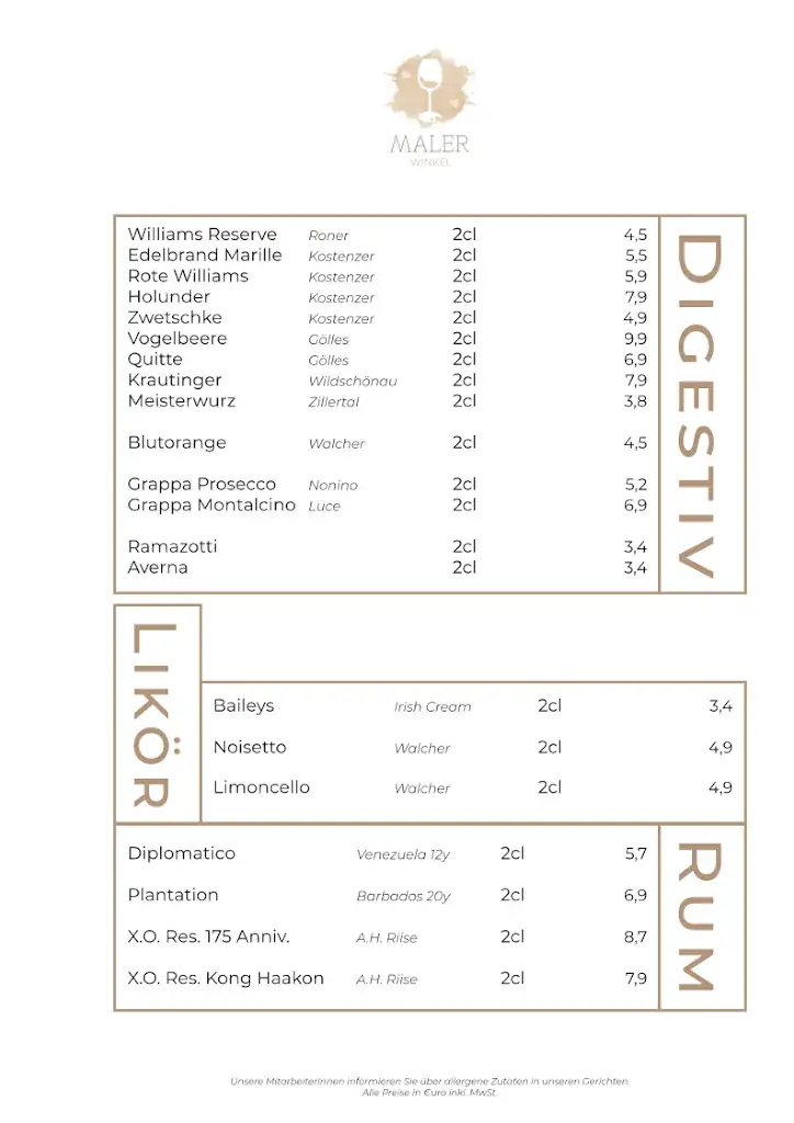 Menu_Malerwinkel Rattenberg_Brixlegg_immagine_4