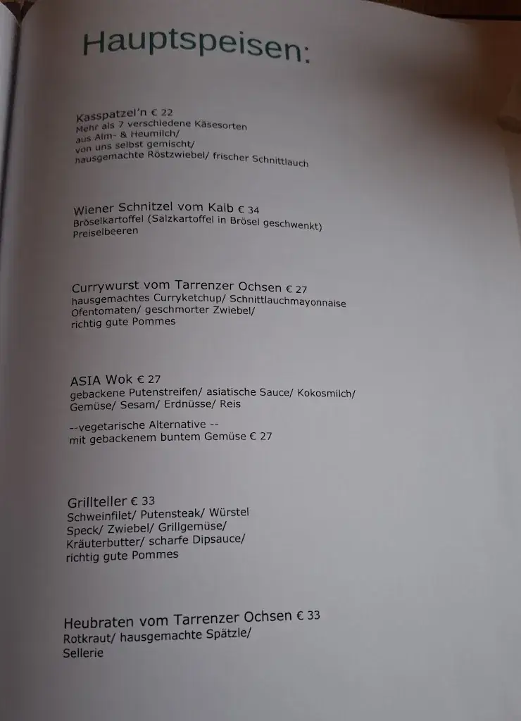 Menu_Genießer- Restaurant Sennerland_Ehenbichl_image_1