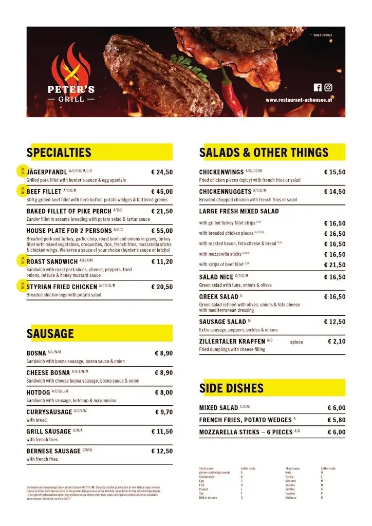 Menu_Peter's Grill - Peter Majoros_Eben am Achensee_imagen_4