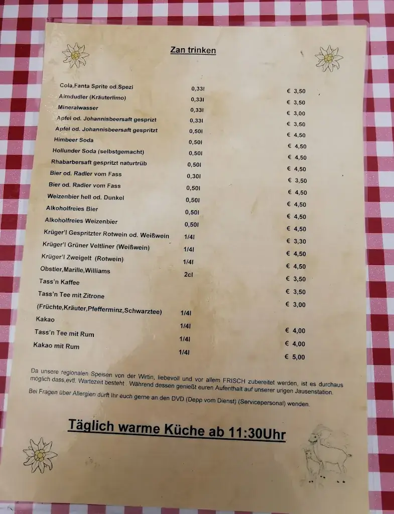 Menu_Sennhütte Falzthurn_Eben am Achensee_imagen_3