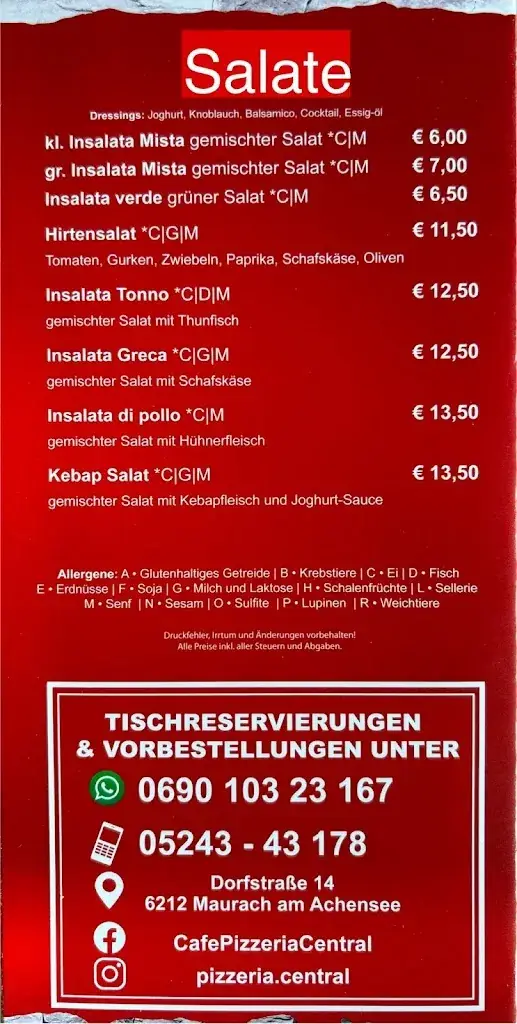 Menu_Pizzeria Central_Eben am Achensee_image_1