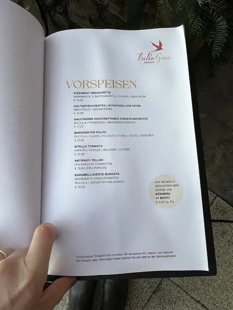 Menu_Ristorante BellaGino Ellmau_Ellmau_immagine_2