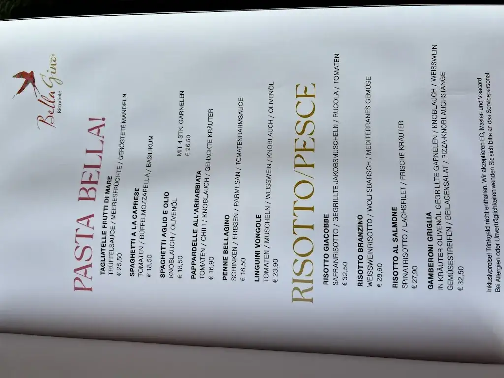 Menu_Ristorante BellaGino Ellmau_Ellmau_immagine_3