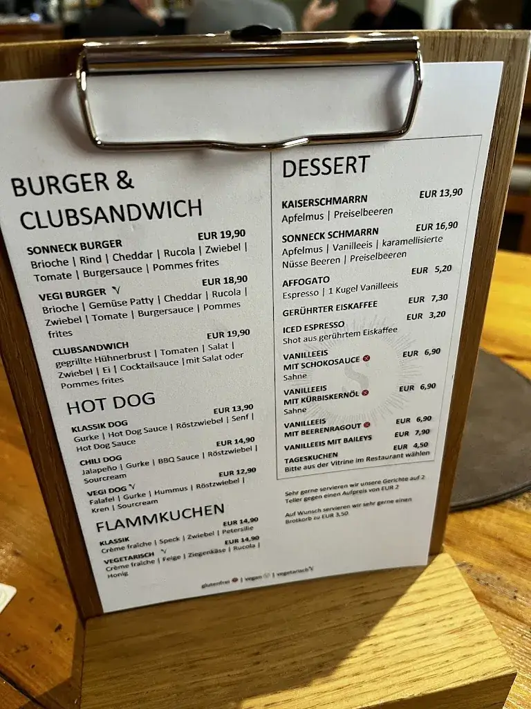 Menu_Restaurant Sonneck Ellmau_Ellmau_immagine_2