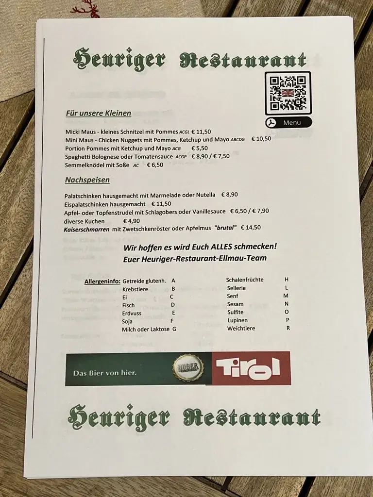 Menu_Heuriger Ellmau_Ellmau_image_1