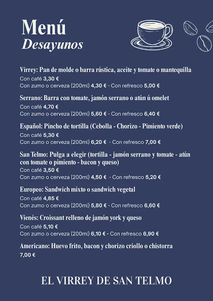 Menu_El Virrey de San Telmo - Calle Retama 7_Elmen_image_2