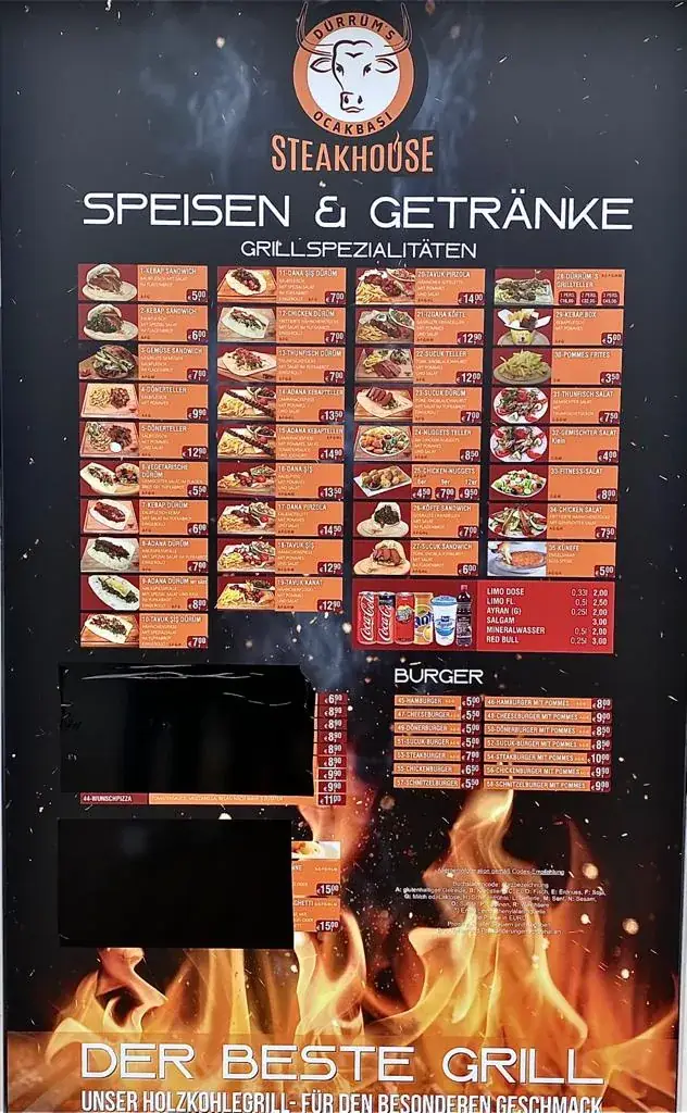 Menu_Dürrüm's Ocakbaşi STEAKHOUSE_Flaurling_image_1
