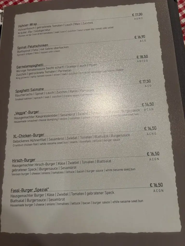 Menu_Restaurant-Bar ‘s Fassl_Fiss_image_1