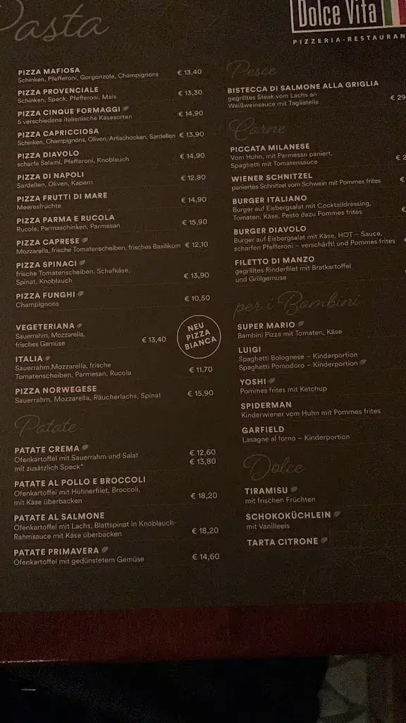 Menu_Pizzeria Dolce Vita_Fiss_image_1